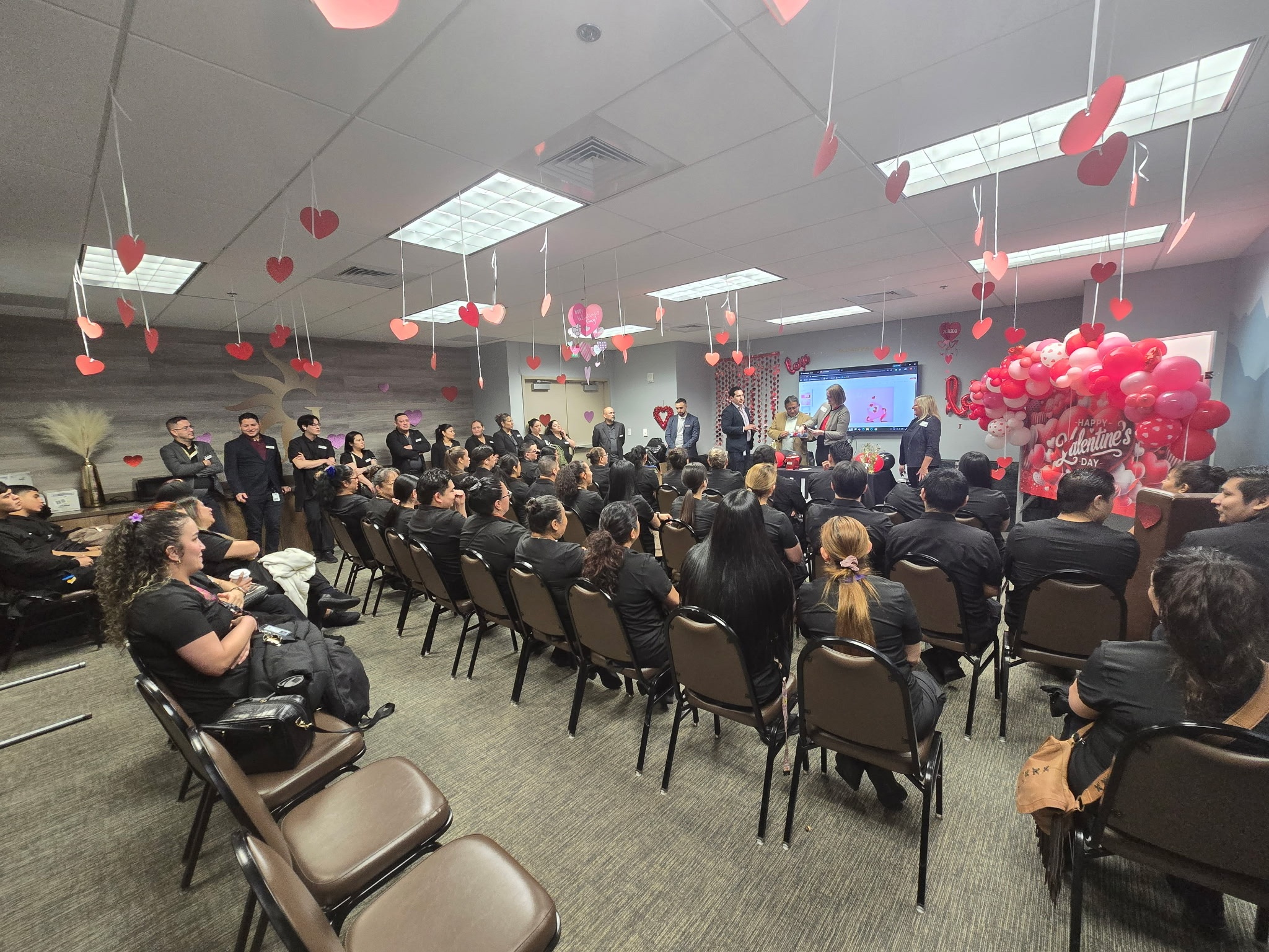 Raffle drawing at Gaylord Rockies